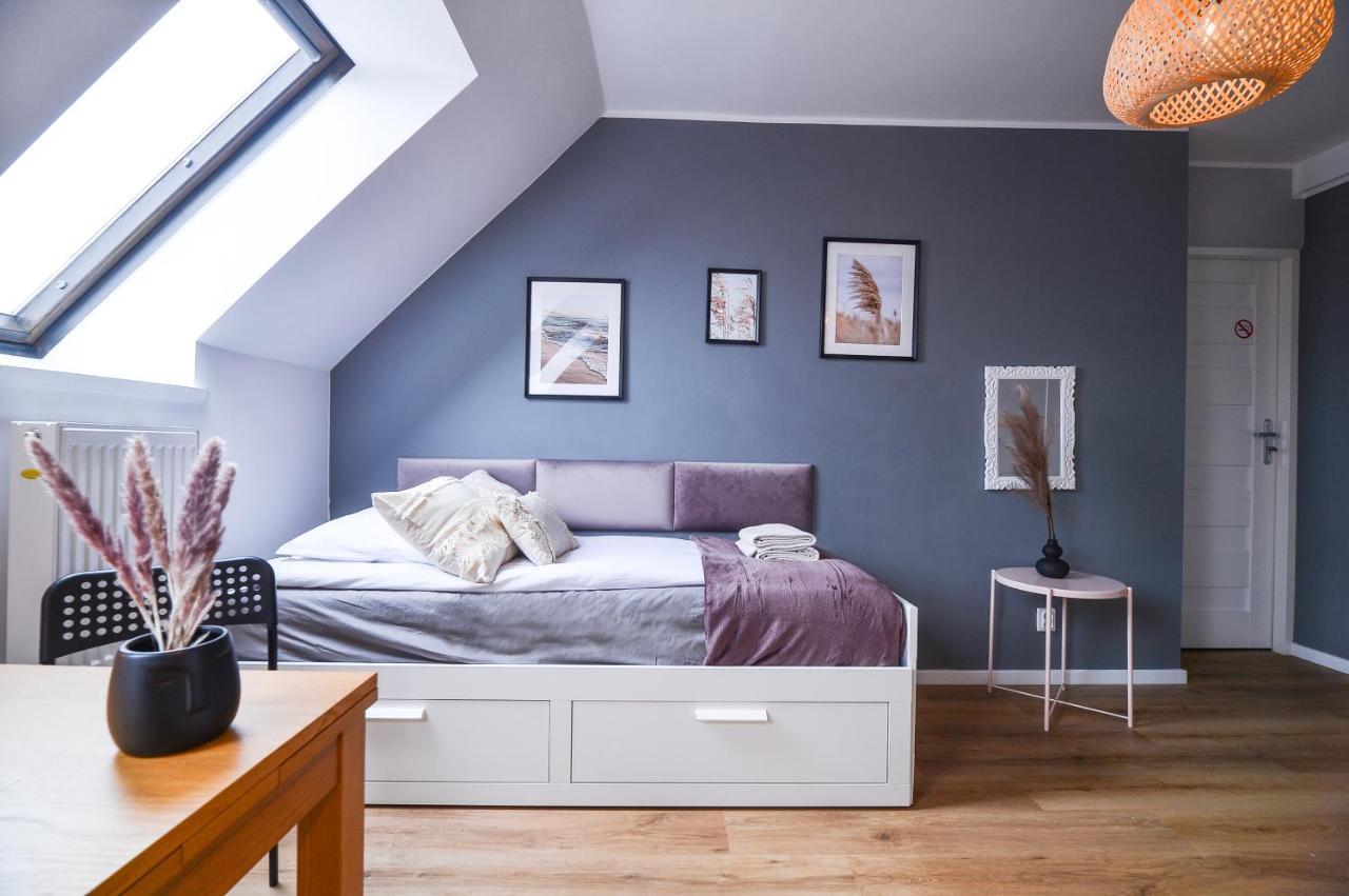 Citystay Brzezno Studio 3 Min Do Plazy กดัญสก์ ภายนอก รูปภาพ