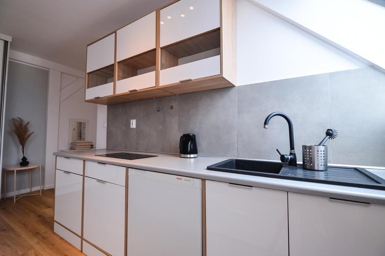 Citystay Brzezno Studio 3 Min Do Plazy กดัญสก์ ภายนอก รูปภาพ