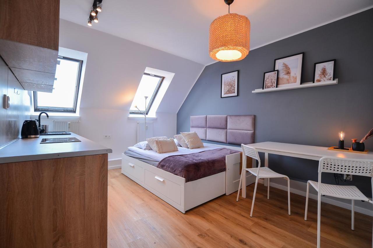 Citystay Brzezno Studio 3 Min Do Plazy กดัญสก์ ภายนอก รูปภาพ