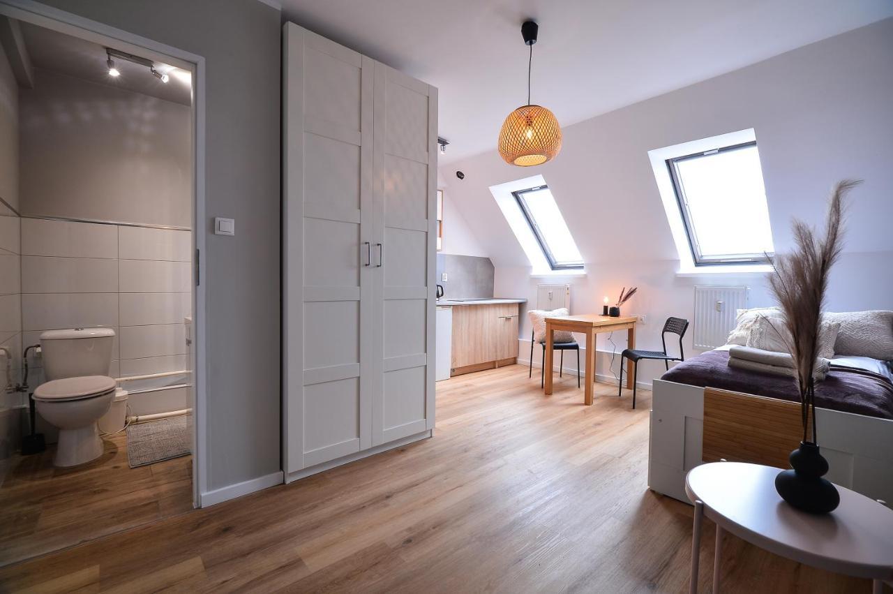 Citystay Brzezno Studio 3 Min Do Plazy กดัญสก์ ภายนอก รูปภาพ