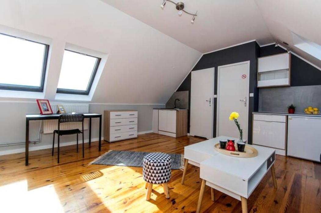 Citystay Brzezno Studio 3 Min Do Plazy กดัญสก์ ห้อง รูปภาพ